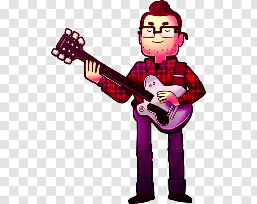 Guitar Character Clip Art Transparent PNG