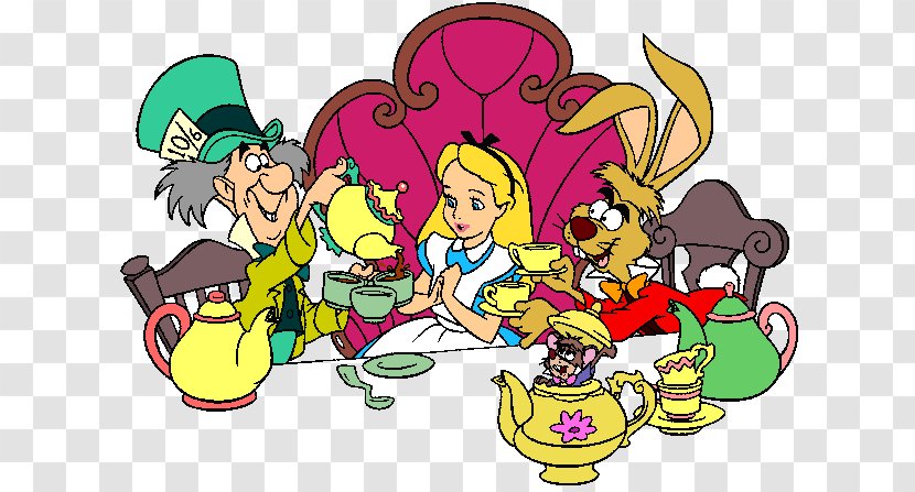 Mad Hatter March Hare The Dormouse Alice's Adventures In Wonderland Tweedledum - Tea Transparent PNG