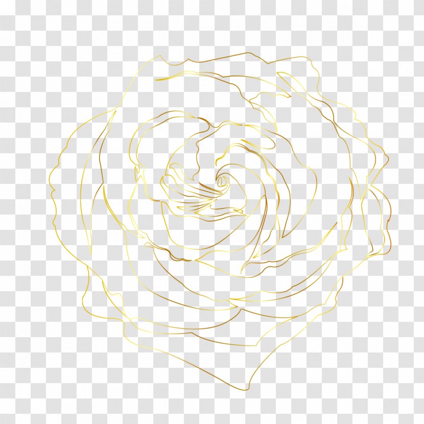 Rose Gold Line - Heart - Order Transparent PNG