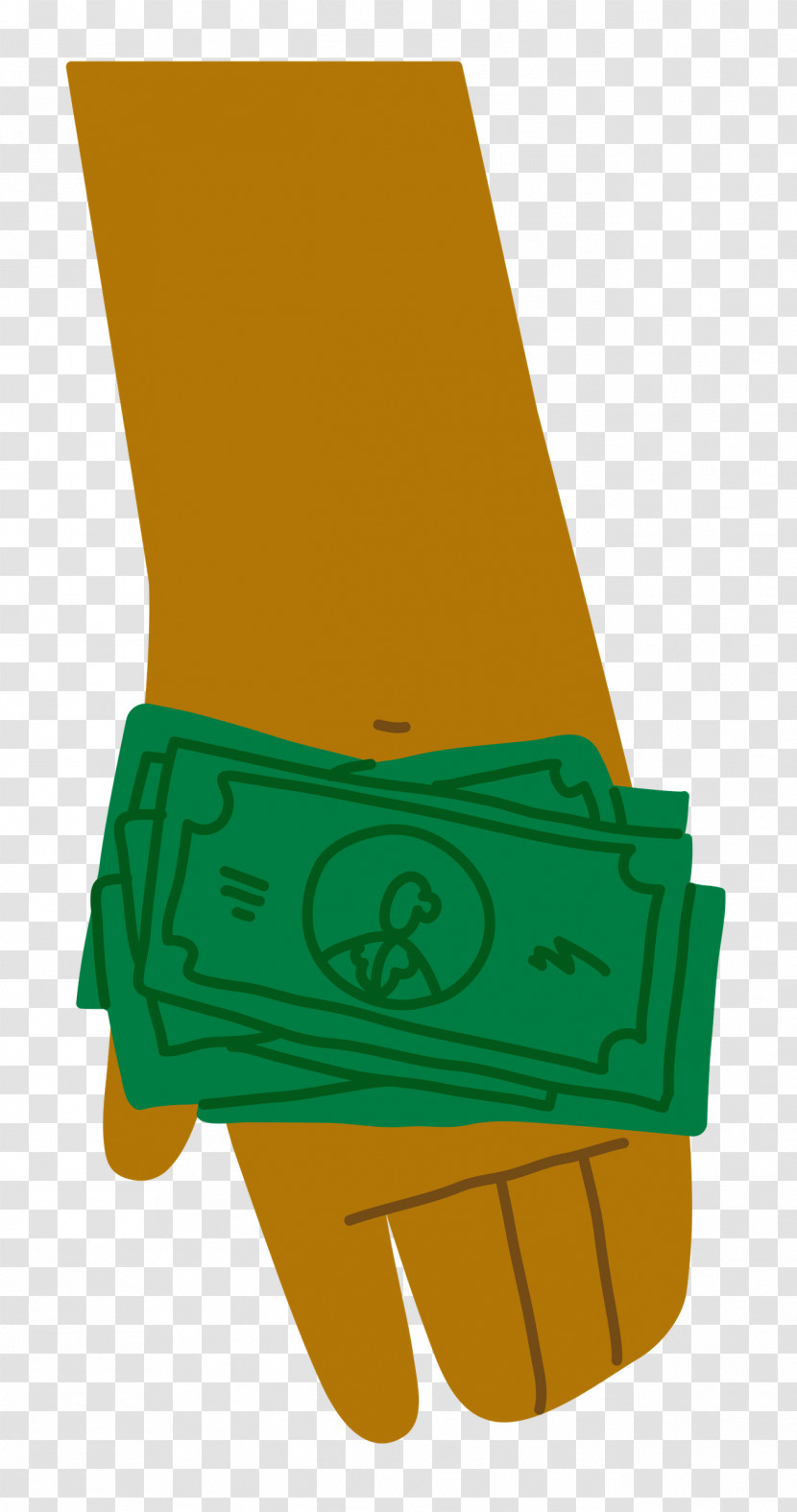Hand Giving Cash Transparent PNG