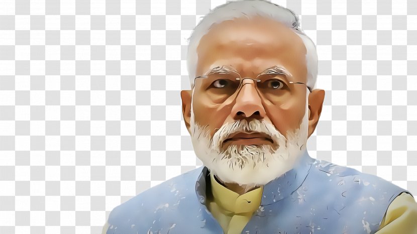 Narendra Modi - Minister - Grandparent Beard Transparent PNG