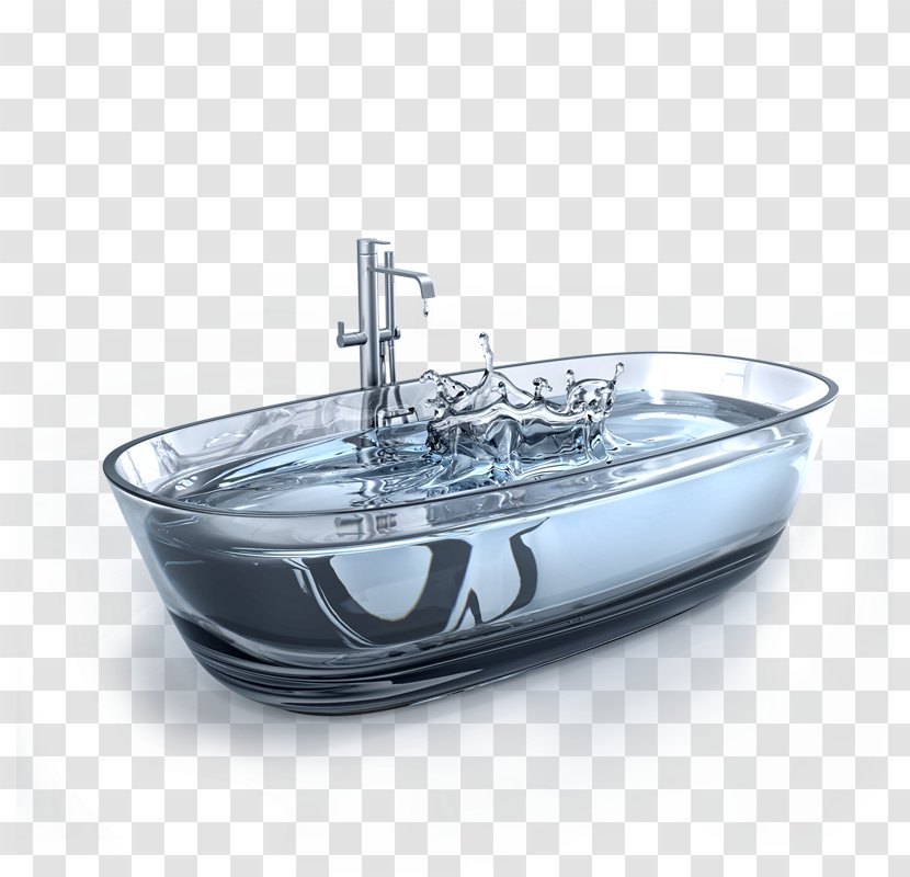 Bathtub Bathroom Shower Tap - Floor - Water Transparent PNG