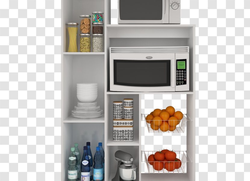 Microwave Ovens Refrigerator White Hummingbird Shelf - Table Transparent PNG