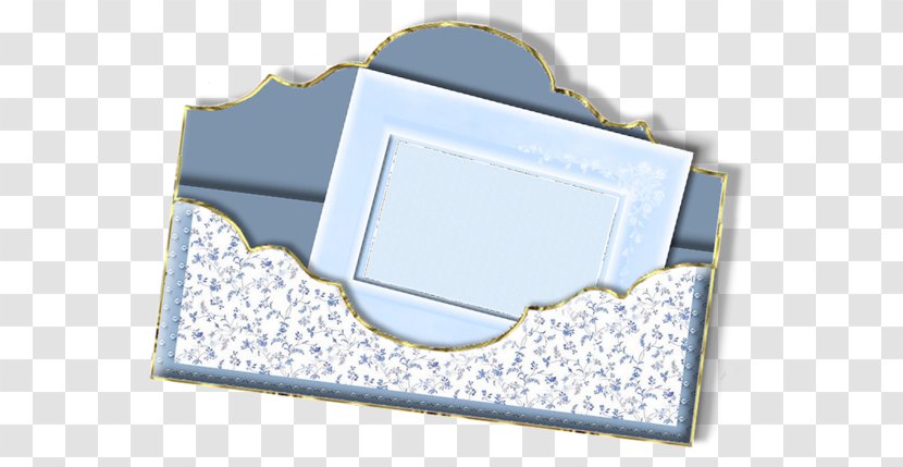 Paper Envelope Wedding Invitation Idea - Blue - An Transparent PNG
