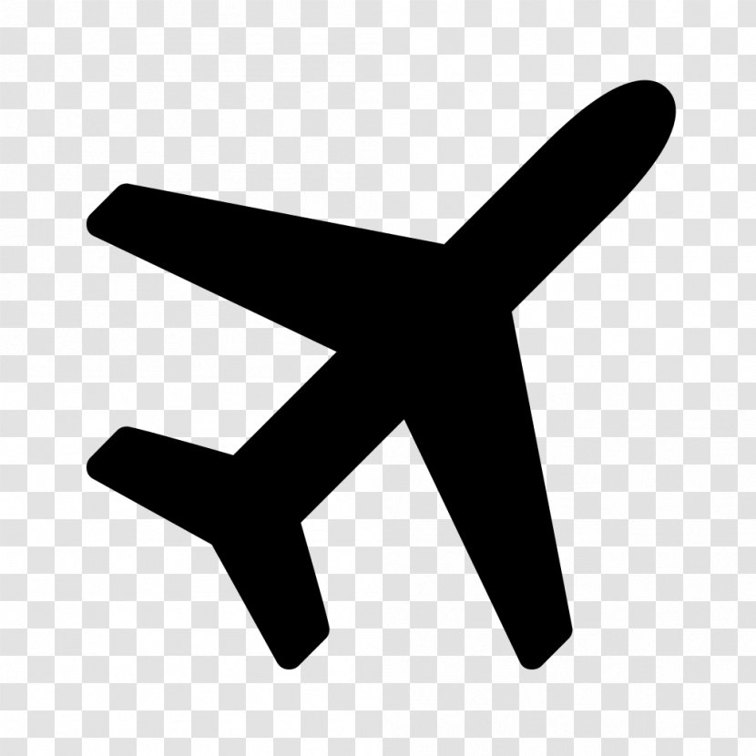 Airplane Font Awesome Clip Art - Drawing Transparent PNG