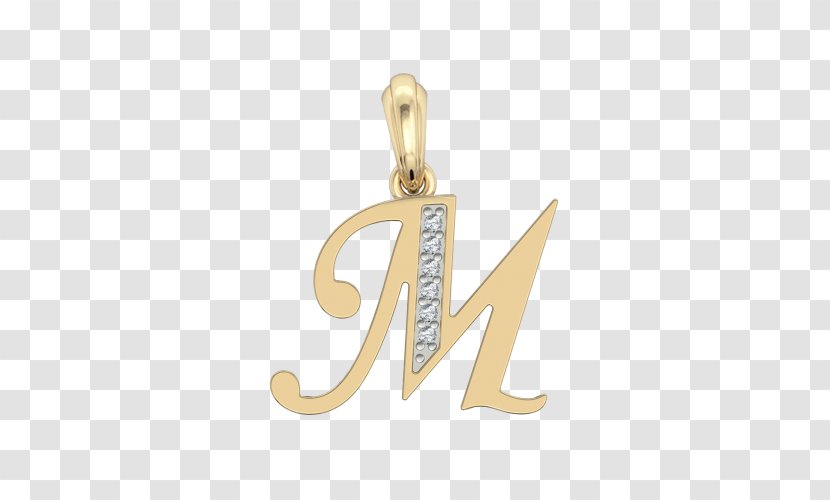 Earring Charms & Pendants Jewellery Gold Charm Bracelet - Body - Alphabet Collection Transparent PNG