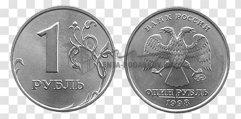 Russian Ruble Один рубль Общероссийский классификатор валют Coin - Papua New Guinean Kina Transparent PNG