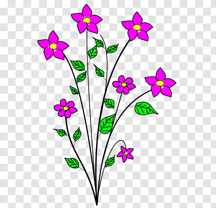 Flower Clip Art - Cut Flowers - Footpath Among Transparent PNG