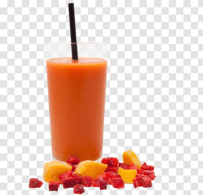 Orange Drink Smoothie Milkshake Strawberry Juice - Superfood Transparent PNG