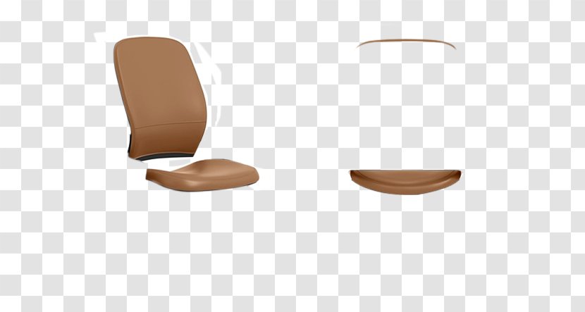 Chair - Furniture - Leather Material Transparent PNG