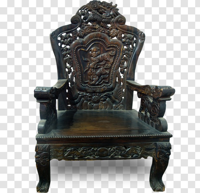 Chair Table Furniture Clip Art - Bronze Transparent PNG