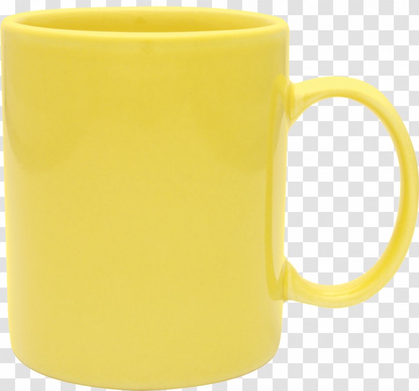 Mug Yellow Kop Glass Porcelain - Ceramic Transparent PNG