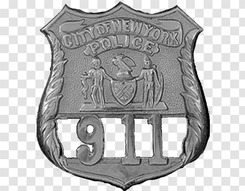 New York City Police Department Officer Badge Transparent PNG