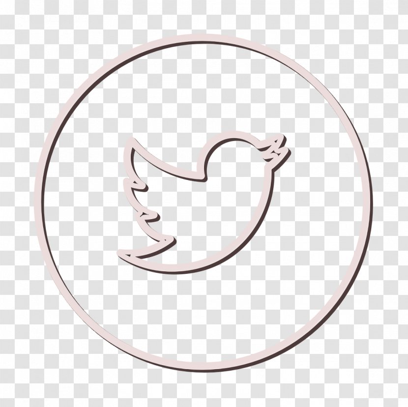 Bird Icon Circles Line - Tweet - Nose Twitter Transparent PNG