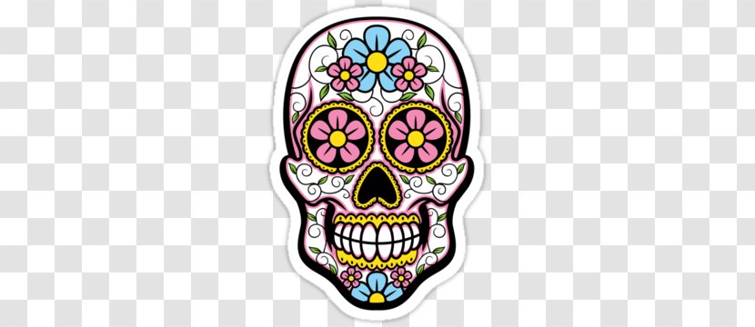 Calavera Day Of The Dead Skull Clip Art - Drawing Transparent PNG