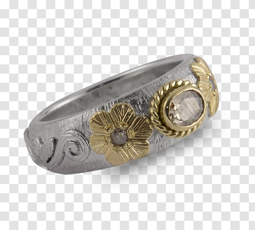 Ring Silver Diamond Designer Platinum - Jewellery - Five Gold Rings Craft Transparent PNG