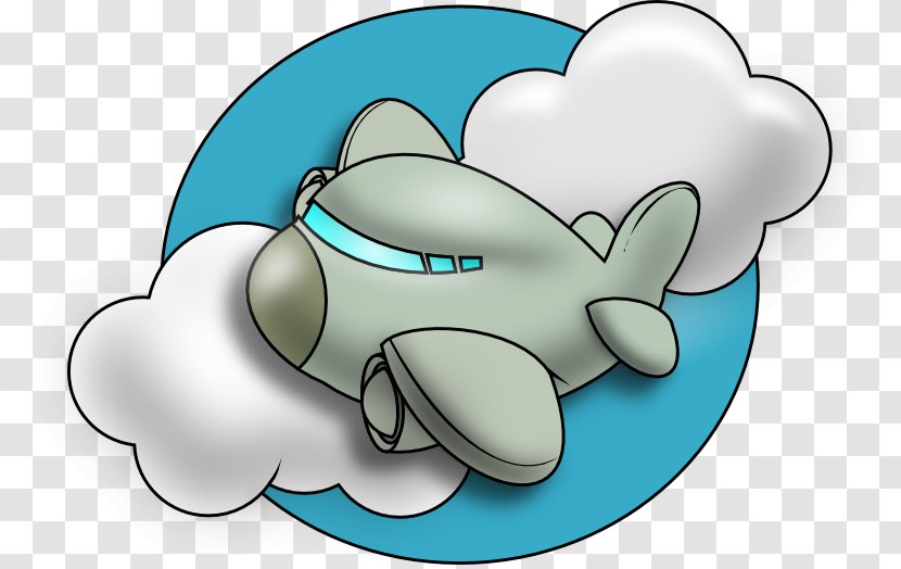Airplane Cartoon Clip Art - Watercolor - Creative Commons Clipart Transparent PNG