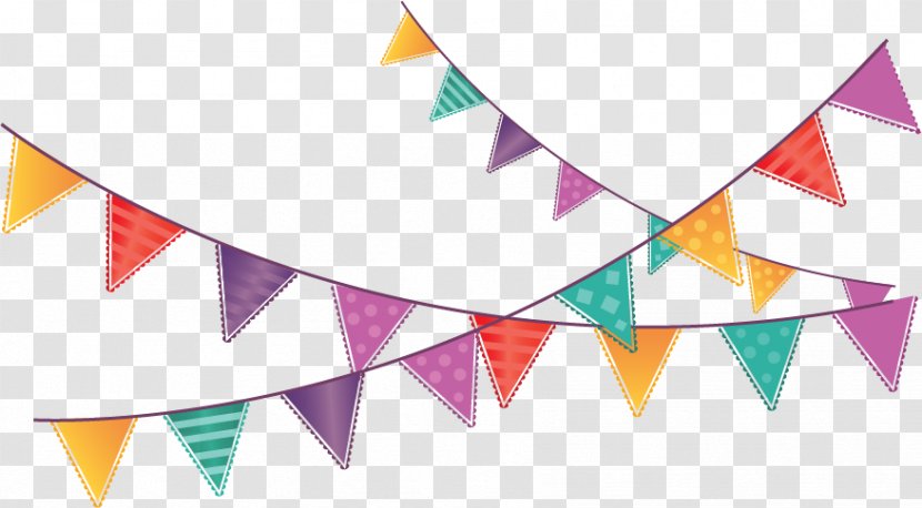 Flag Birthday - Template - Flags Hanging Transparent PNG