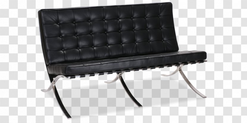 Barcelona Chair Eames Lounge Table Couch - Designer Transparent PNG