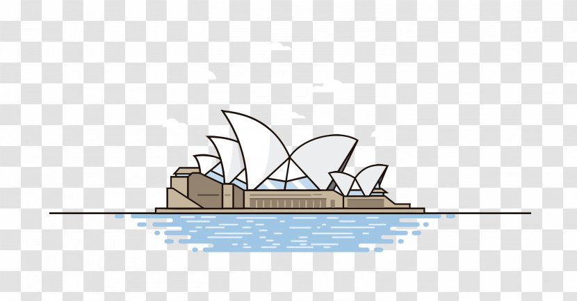 Sydney Travel Frog WeChat Computer Program Information - Vector Opera House Transparent PNG