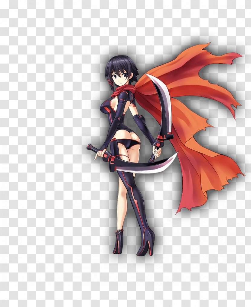 Jimmy Kudo Character Female Demon - Watercolor - Silhouette Transparent PNG