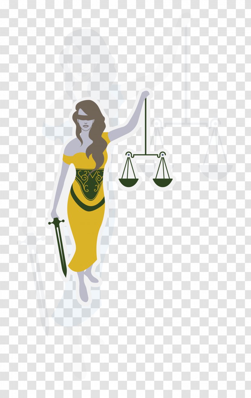 Illustration Product Design Cartoon - Fiction - Lady Justice Law Firm Transparent PNG
