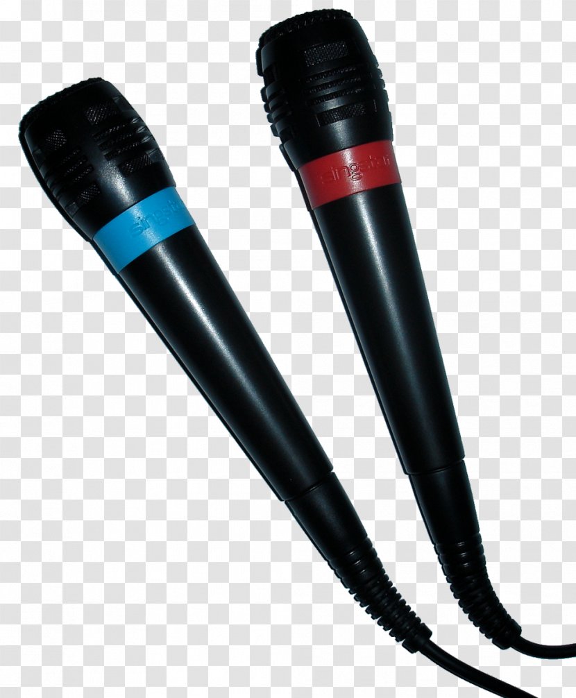 SingStar PlayStation 2 Microphone 3 4 - Watercolor Transparent PNG