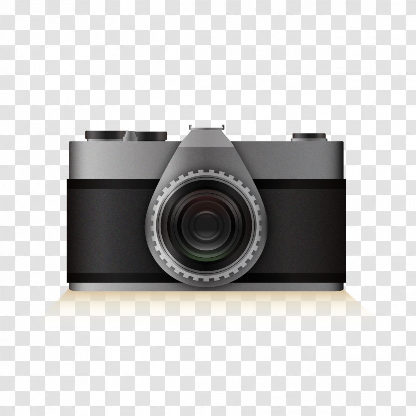 Mirrorless Interchangeable-lens Camera Lens Photography - Vector 3D Transparent PNG