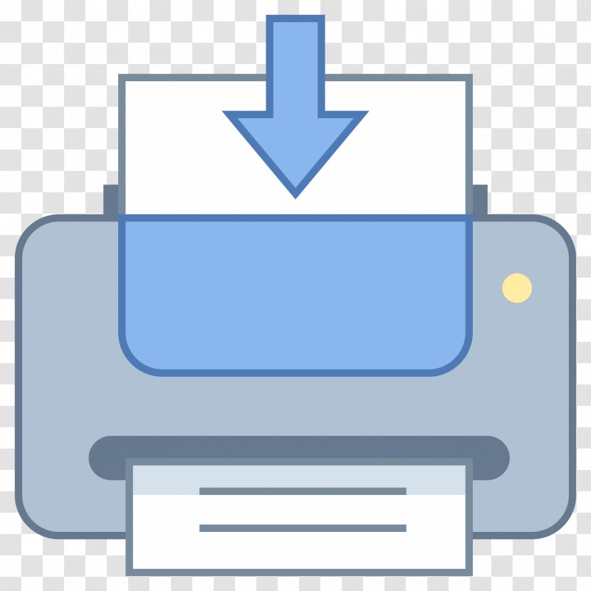 Printer Thermal Printing - Blue Transparent PNG