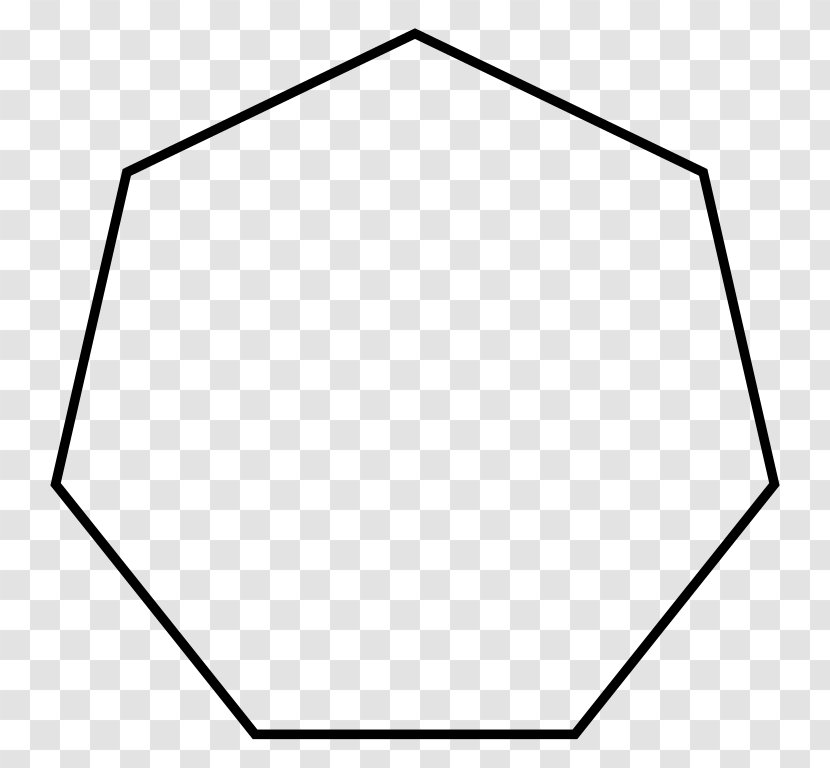 Heptagon Regular Polygon Shape Star Transparent PNG