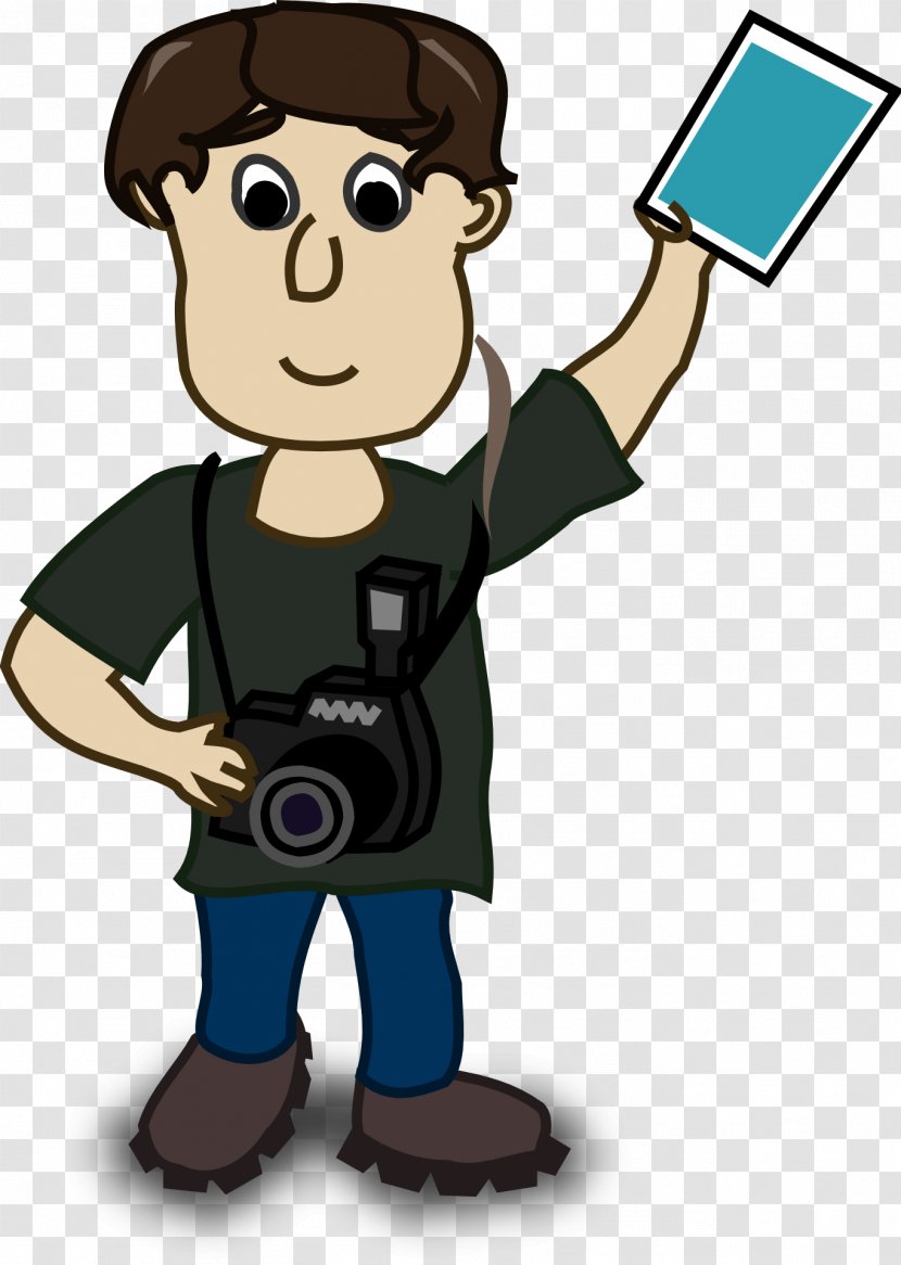 Photographer Cartoon Character Clip Art - Wedding Photography - Svg Transparent PNG