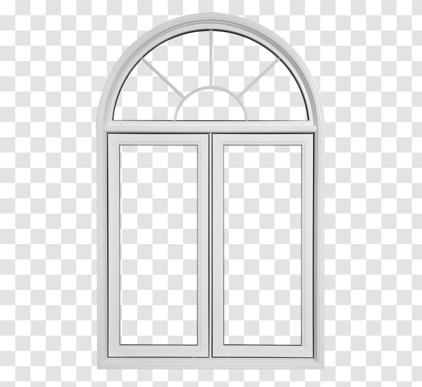 Sash Window Door Polyvinyl Chloride Material - Arched Transparent PNG