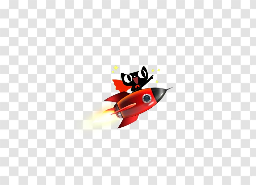 Icon - Logo - Cartoon Rocket Transparent PNG