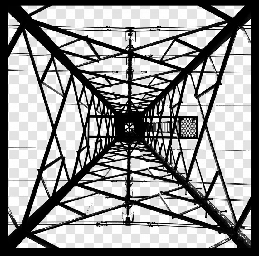 Electricity Wire Download Icon - Daylighting - Look Up The Tower Transparent PNG