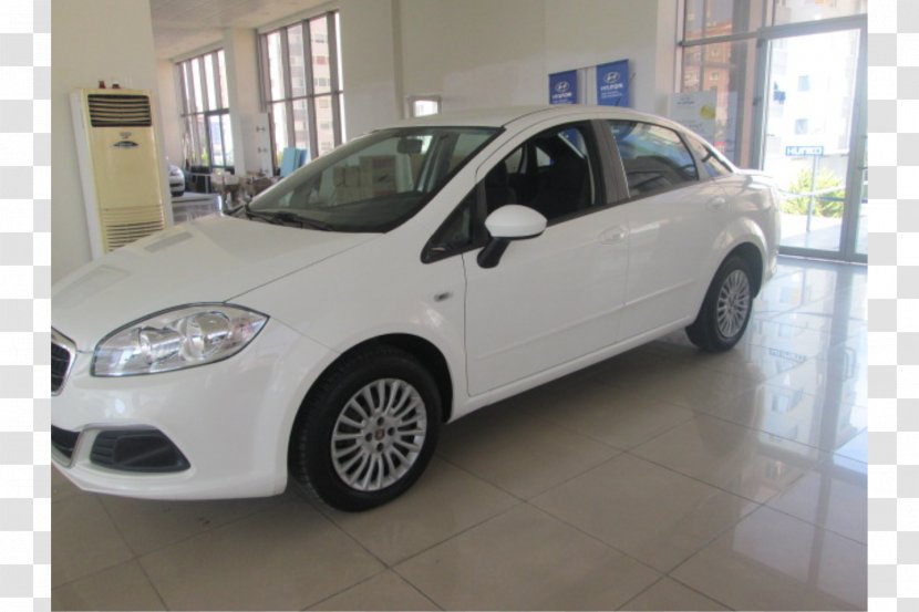 Fiat Linea Compact Car Alloy Wheel Automobiles - Subcompact Transparent PNG