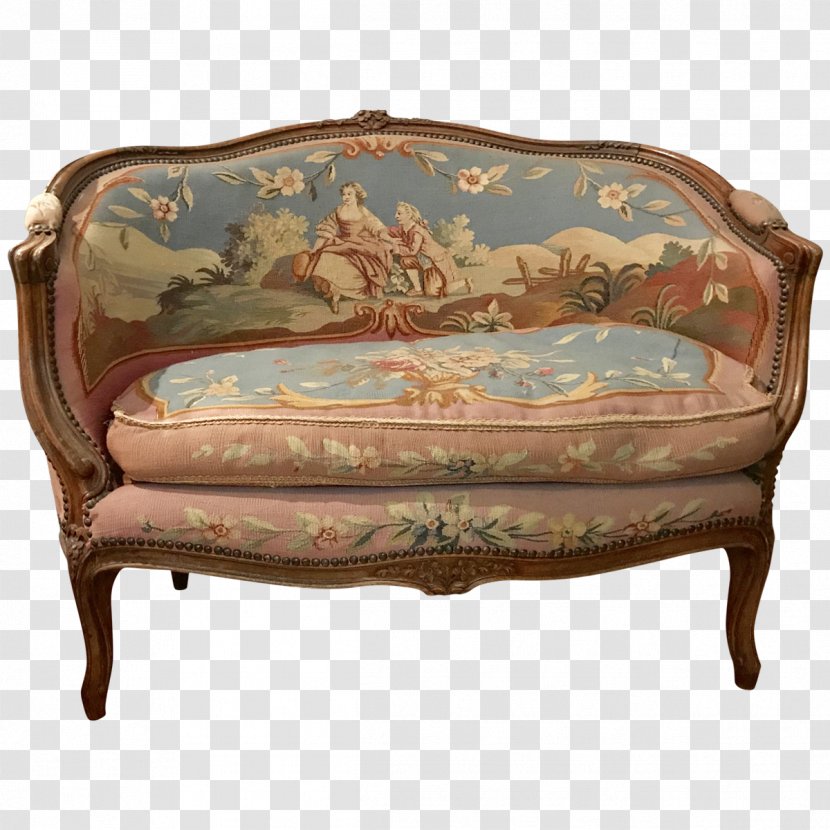 Loveseat Couch Antique Chair Upholstery - Furniture Transparent PNG
