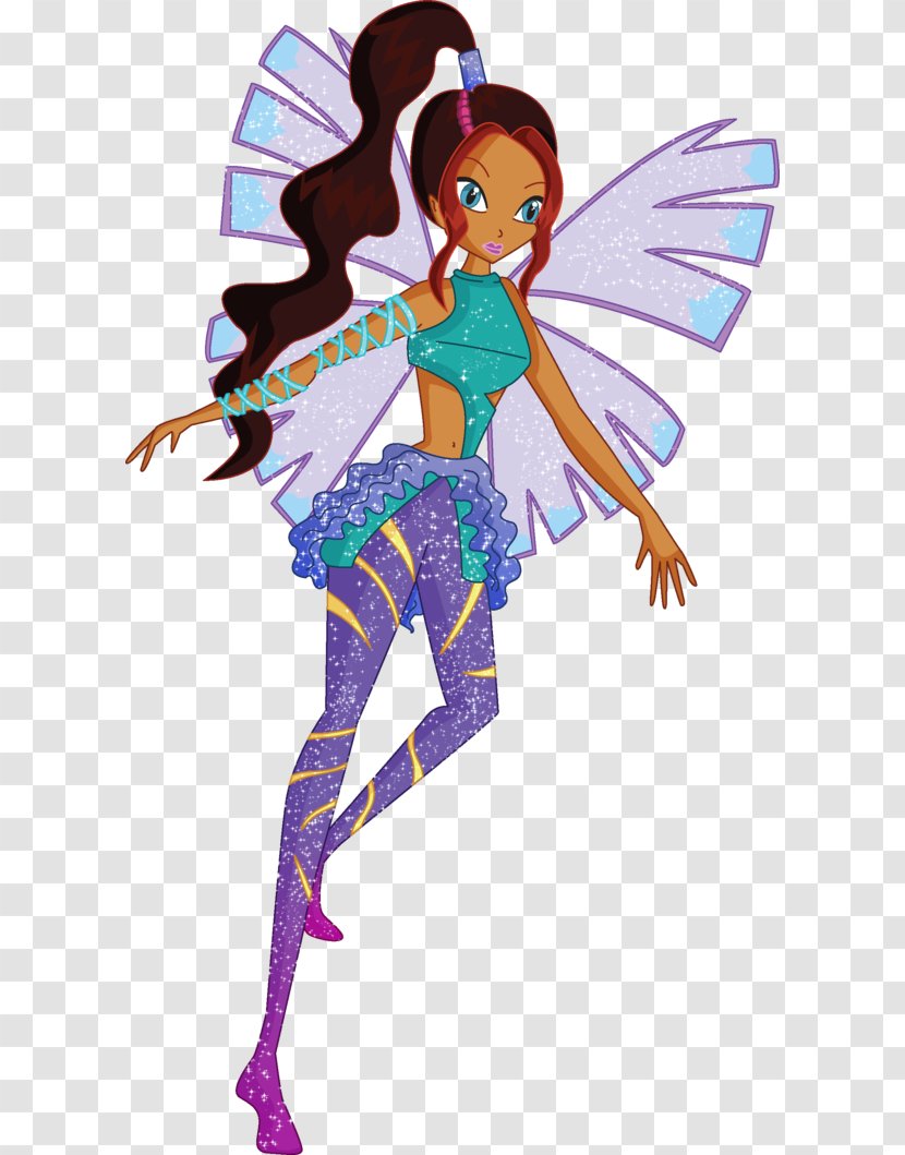 Aisha Tecna Stella Sirenix - Winx Club 3d Magic Adventure - Mythical Creature Transparent PNG