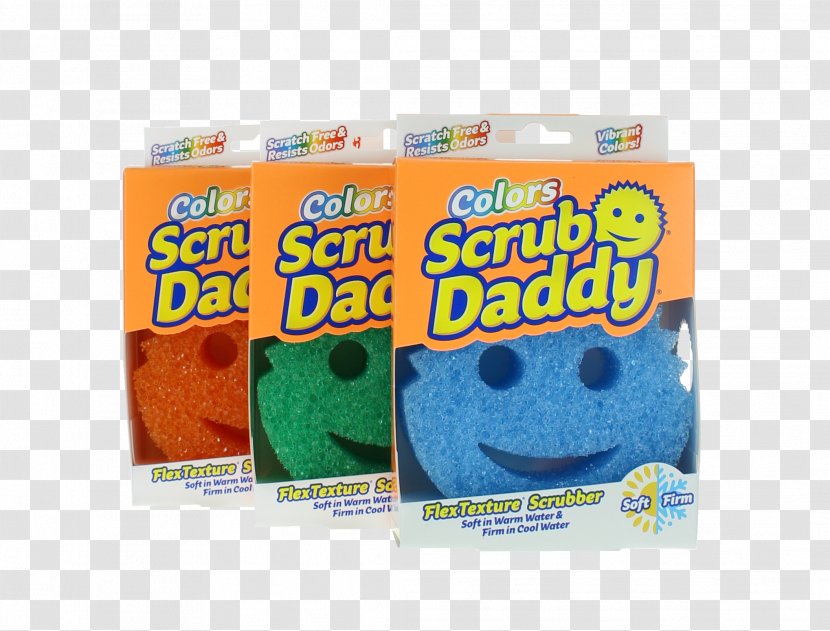 Scrub Daddy Sponge Color Face - Polymer - Shark Transparent PNG