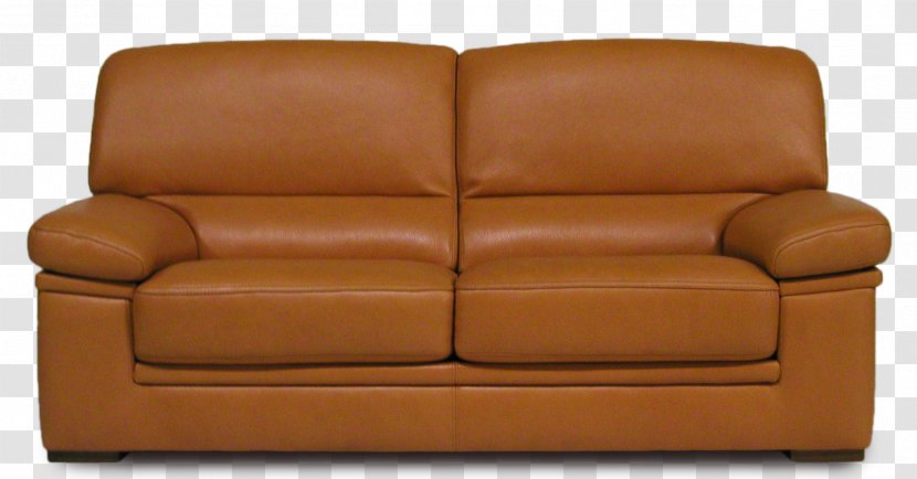 Chair Product Leather Comfort Couch - Furniture - Caramel Color Transparent PNG