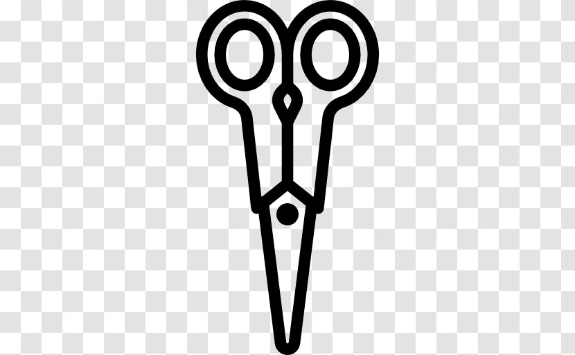 Scissors - Utensilio - Black And White Transparent PNG