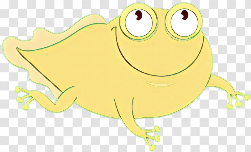 Cartoon Green Yellow Frog Clip Art - True Hyla Transparent PNG