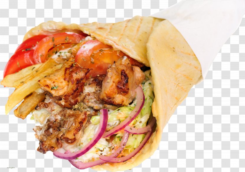 Shawarma Gyro Greek Cuisine Doner Kebab Souvlaki - Stock Photography - Meat Transparent PNG