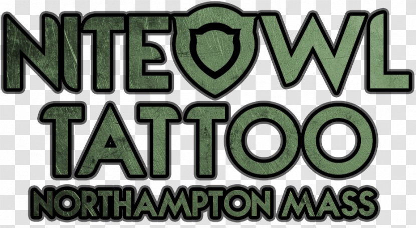 Game Logo NiteOwl Tattoo Green Font - Banner - Owl Transparent PNG