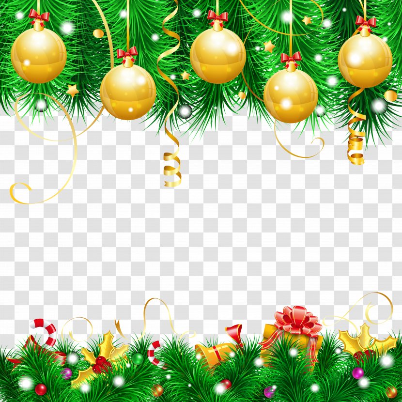 Christmas Decoration Ornament Tree - Transparent Decor Clipart Transparent PNG
