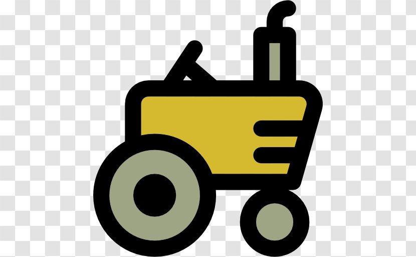 Icon - Yellow - Tractor Transparent PNG