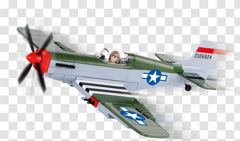 North American P-51 Mustang Airplane P-51C P-51D Cobi - Fighter Aircraft Transparent PNG