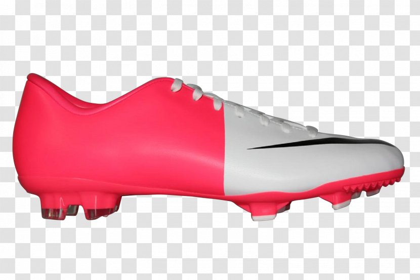 Nike Mercurial Vapor Cleat Shoe White - Pink Transparent PNG