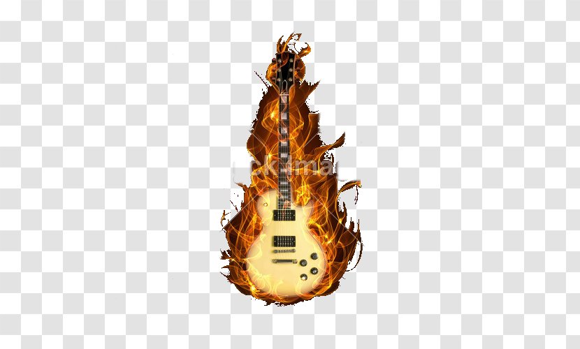 Beginning Lead Guitar Fire - Electric In And Transparent PNG