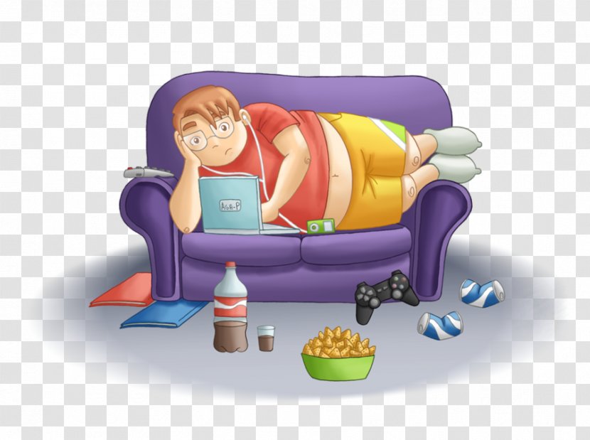 Sedentary Lifestyle Physical Activity Health Obesity Exercise - Fictional Character Transparent PNG