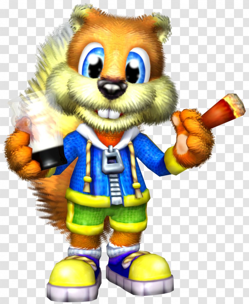 Conker: Live & Reloaded Conker's Bad Fur Day Pocket Tales Squirrel Diddy Kong Racing - Stuffed Toy Transparent PNG